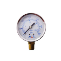 Manômetro Indicador de Pressão - 0 à 300 lbs - 1/4" Vertical