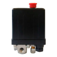 Pressostato Automático 80/120lbs - 4 vias  c/ Botão